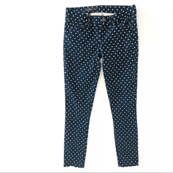 J Crew | Womens Polka Dot Toothpick Jeans - Picture 7 of 10